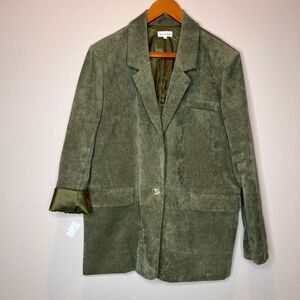 aaron & amber jacket corduroy  jacket single button blazer